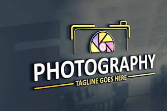 give creative logo about photography, videography, autograph and signature