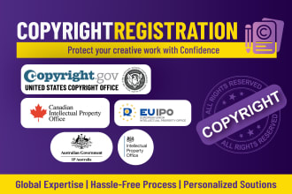 handle copyright and IP registration