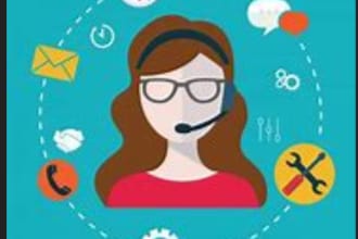 be customer service representative, virtual receptionist