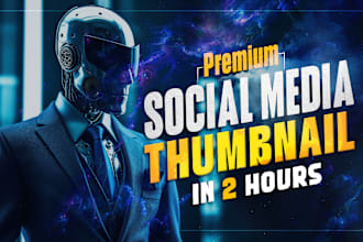 design catchy youtube thumbnail and video edit