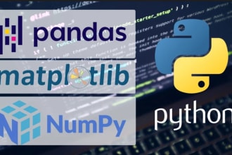 help you in your pandas, numpy, matplotlib project