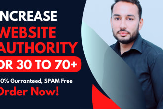 increase ahref DR domain rating, da domain authority tf of your website