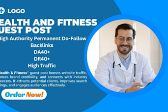 publish high da health guest post with authority backlinks