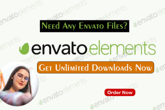 download any envato elements themes, template, kits for you