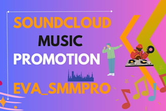 provide organic soundcloud promotion for music tracks
