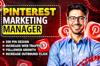 create 500 pins and 50 boards as a pinterest account marketing manager