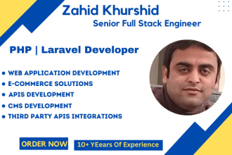 be your expert PHP and laravel developer for your website