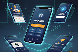 develop handyman app, smart home installation app, tiling, plumbing app