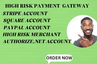 create a 2d and 3d high risk merchant