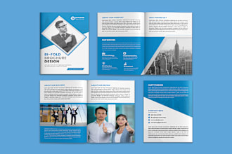 do business brochure, trifold, bifold and company profile design