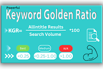 do powerful kgr keyword research to quickly rank on google