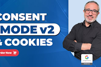 setup your consent mode v2 and cookie banner for marketing
