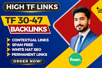 create high tf 30 plus dofollow backlinks