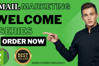 integrate welcome series , email automation , klaviyo for your shopify store