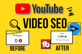 do youtube video seo for organic views and video promotion