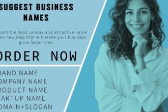 suggest shining names for your business, products, brand