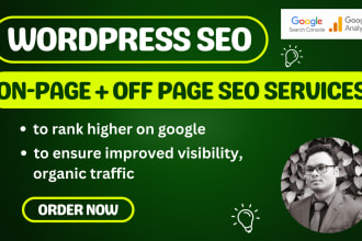 provide wordpress SEO services to rank higher on google