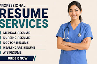 write a job winning medical, nursing and doctor resume and cover letter