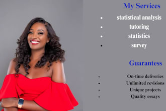do survey and data analysis and statistics projects