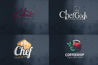 design logo for kitchen, bakery, club, restaurant and food and beverage business