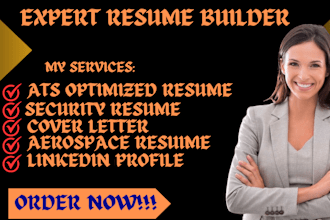 craft aerospace resume, security officer resume, cover letter, linkedin