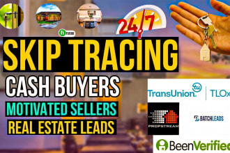 do active cash buyer and motivated seller leads with skip tracing
