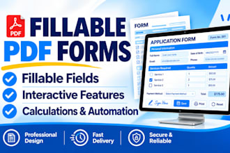 create fillable PDF form with automation and adobe acrobat