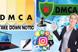 remove infringing,leaked and stolen content under dmca