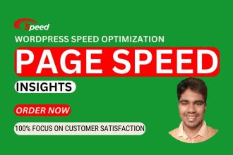 boost wordpress website page speed insights for  google rank