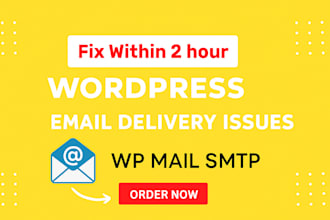 fix wordpress email delivery issues and setup wp mail smtp