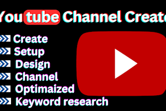 create setup optimize and design youtube channel