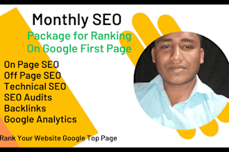 monthly wordpress SEO service with guest posting