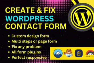 create or fix wordpress contact form