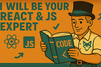 I will be your react, javascript and frontend expert