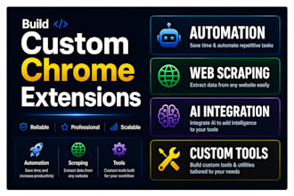 create a custom chrome extension for you