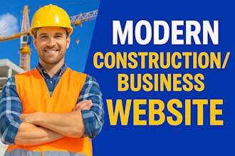 create construction company website, general contractor