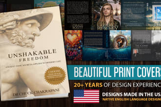 design a beautiful cover for your book