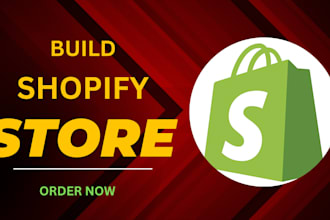 build shopify store or dropshipping ecommerce store