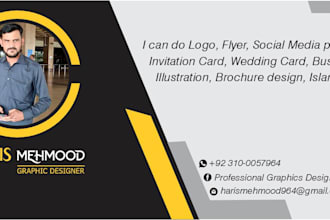 graphics design logo creative flyer social media post design