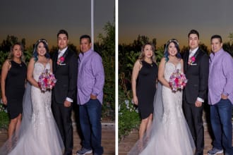 wedding photo editing professionally using photoshop