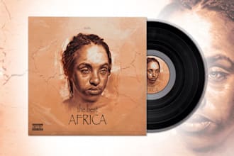 design album cover, music cover art