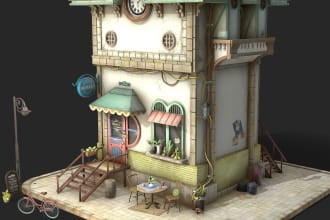 create 3d models, props or asset