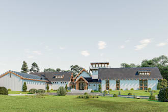do best 3d models in sketchup or revit and 3d rendering