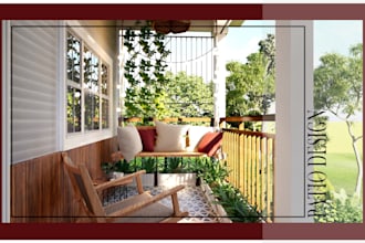 design landscape, backyard, patio, garden, and front yard