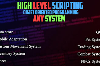 write custom roblox scripts and luau code for your game