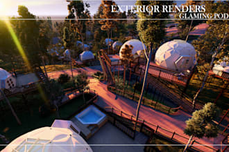 design 3d landscapes outdoor events, festivals, resorts