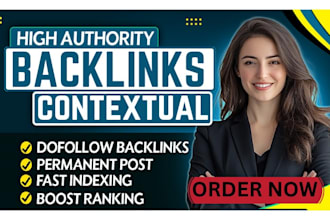 do link building high quality 1000 SEO dofollow contextual backlinks for website