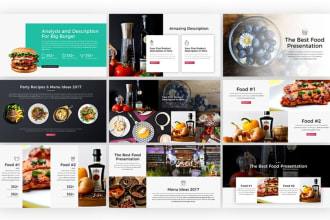 design custom PPT slide , sales deck and branded  presentation