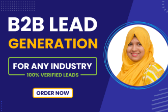 b2b lead generation and prospect list for targeted industry
