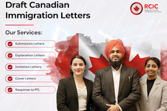 help you draft canadian immigration letters